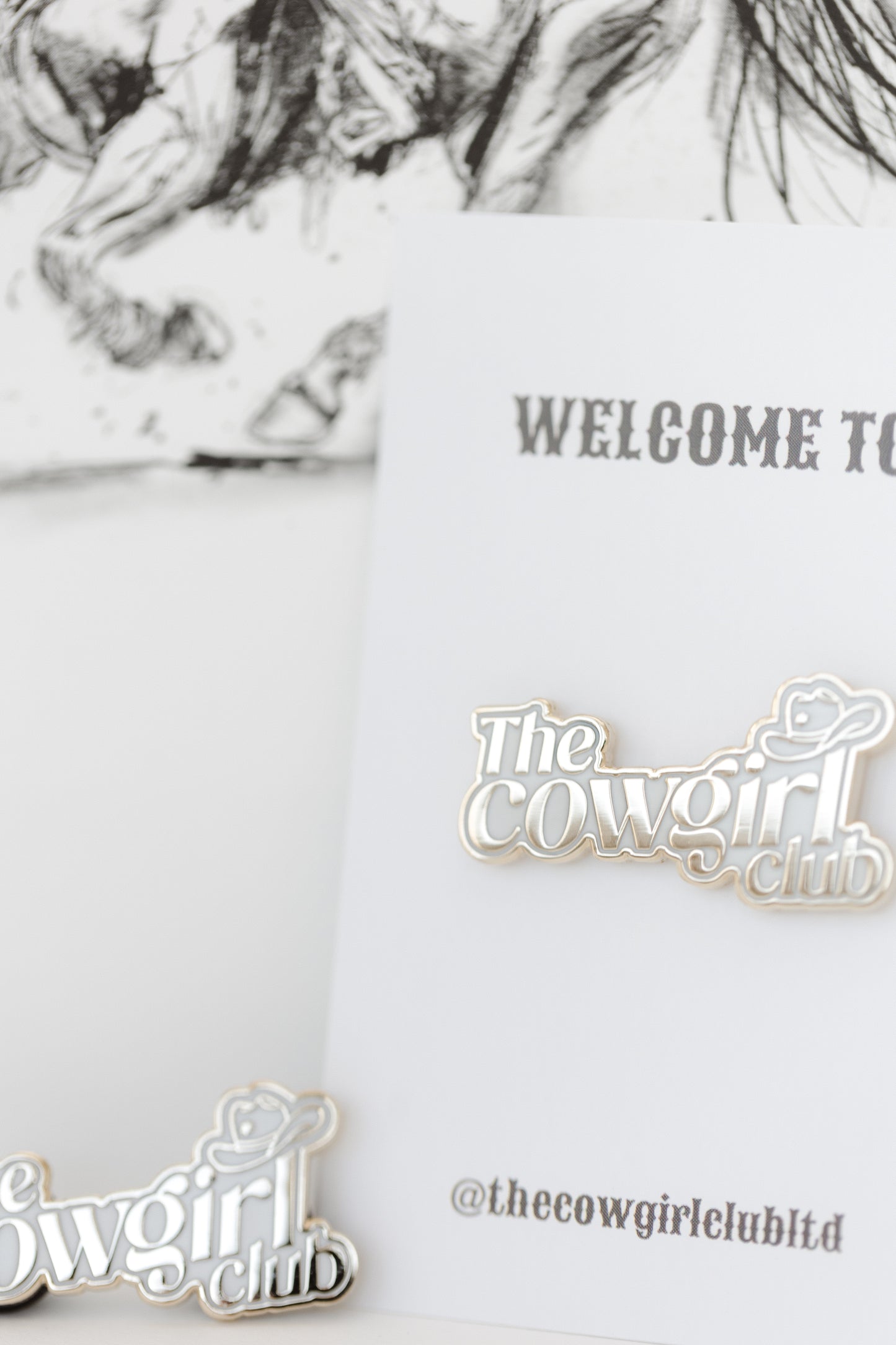 The Cowgirl Club pin