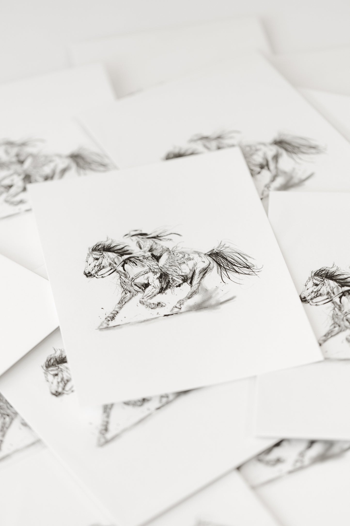 Cowgirl A5 print