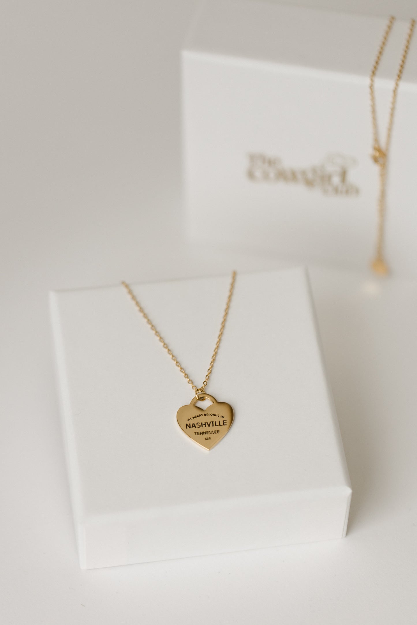 My heart belongs in Nashville necklace