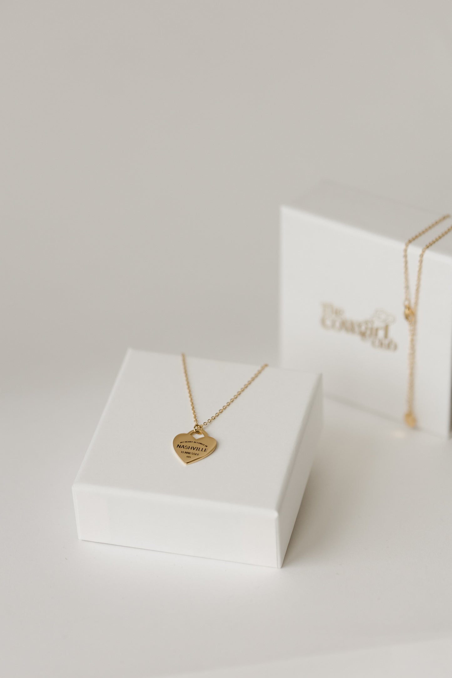 My heart belongs in Nashville necklace