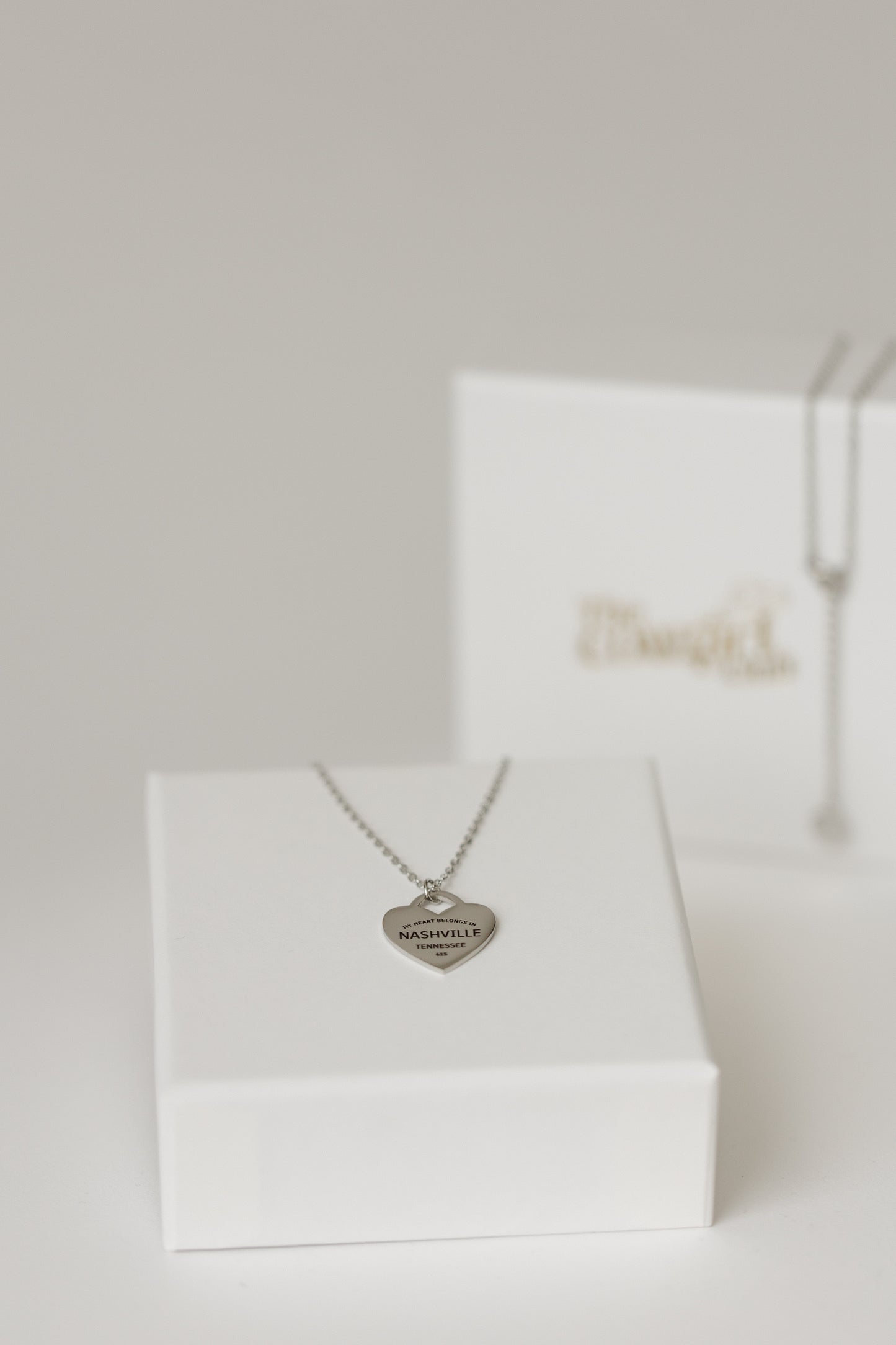 My heart belongs in Nashville necklace