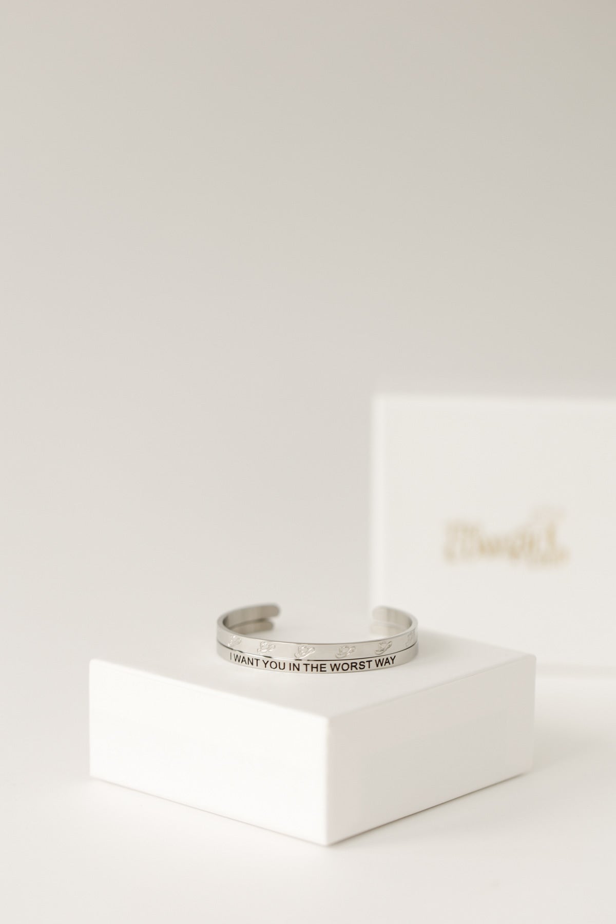 I want you in the worst way bangle