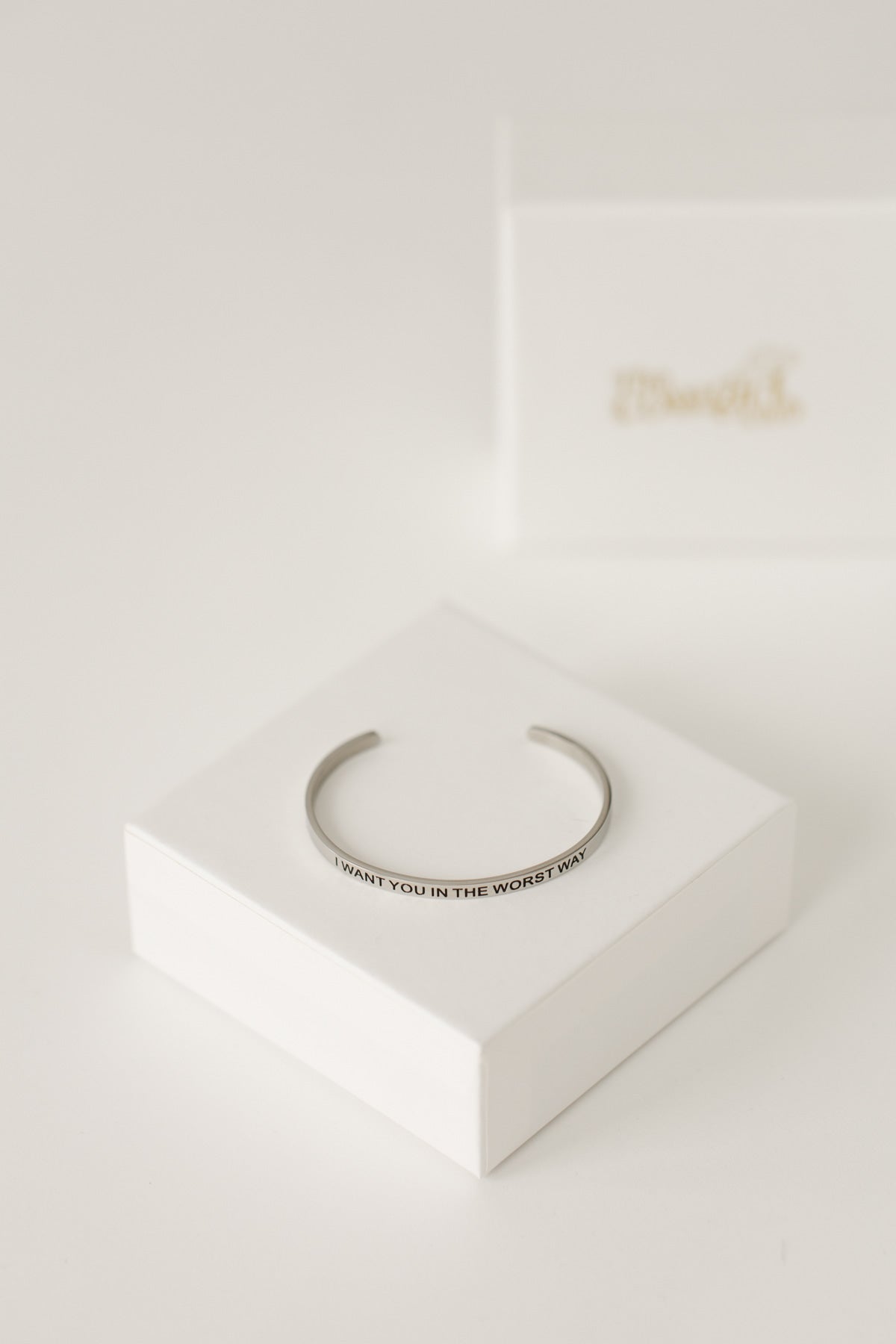 I want you in the worst way bangle