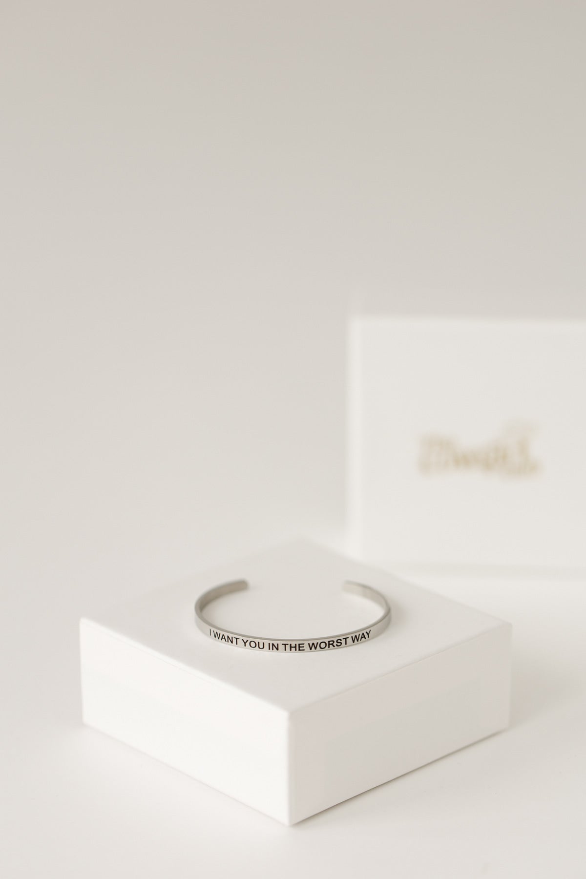 I want you in the worst way bangle