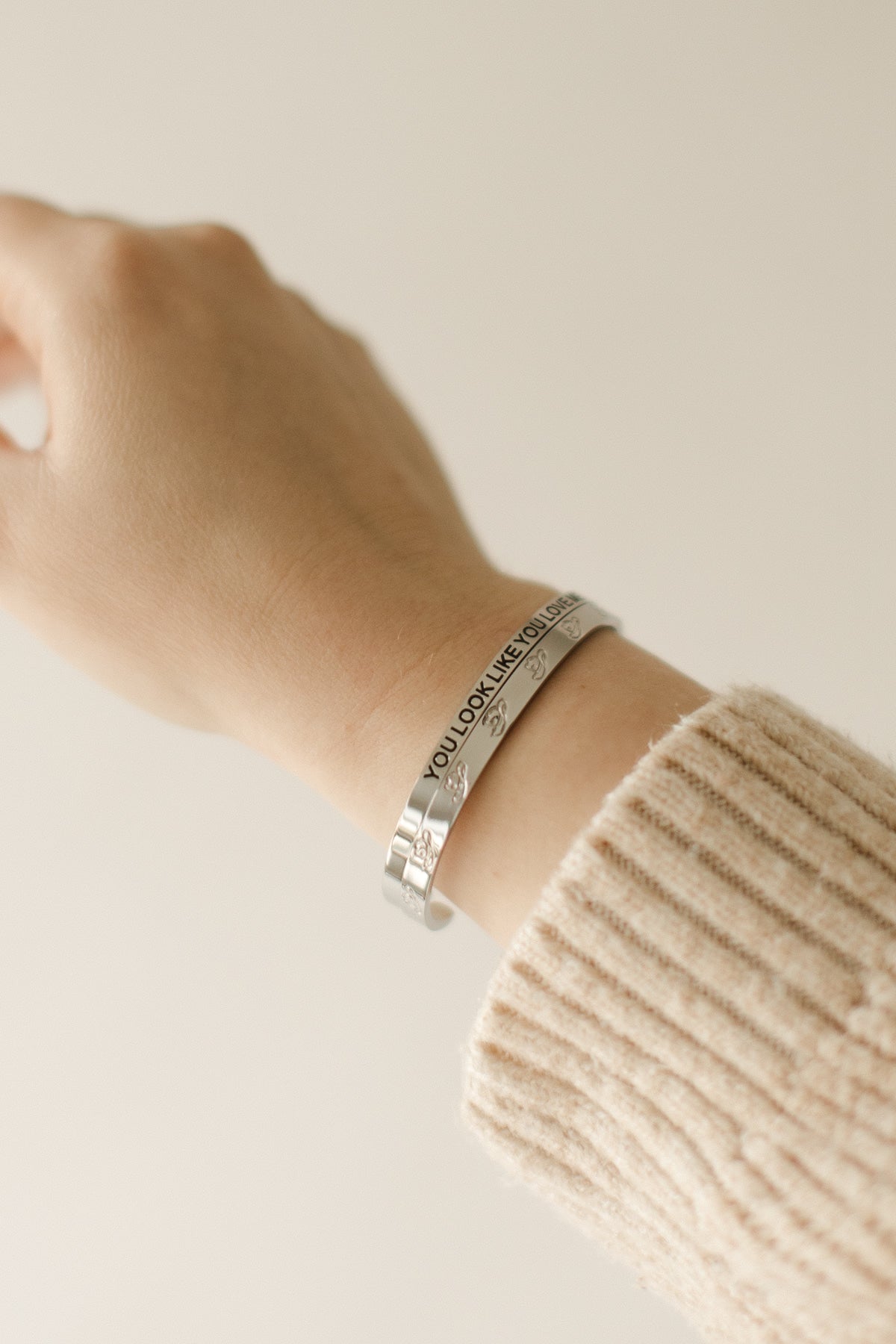 You look like you love me bangle