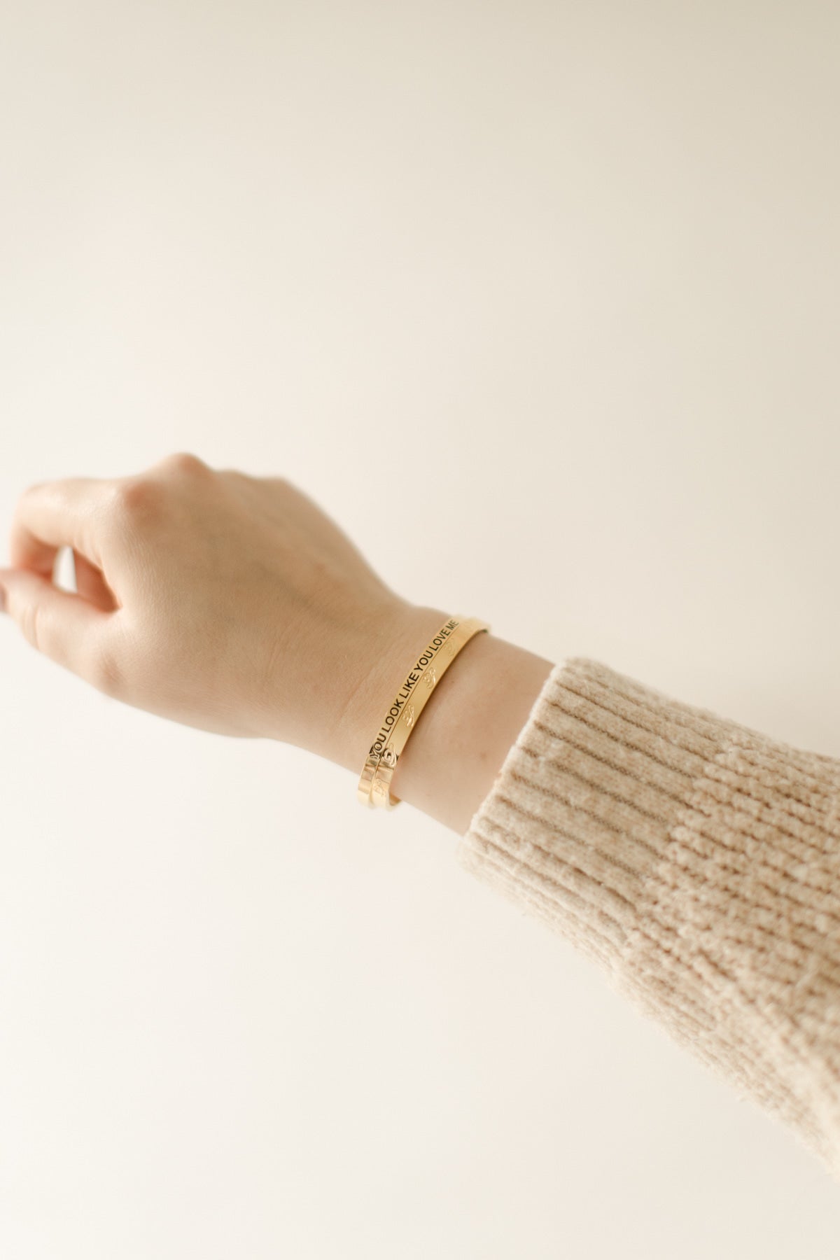 You look like you love me bangle