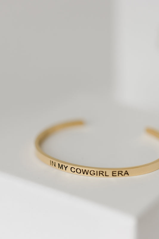 In my cowgirl era bangle