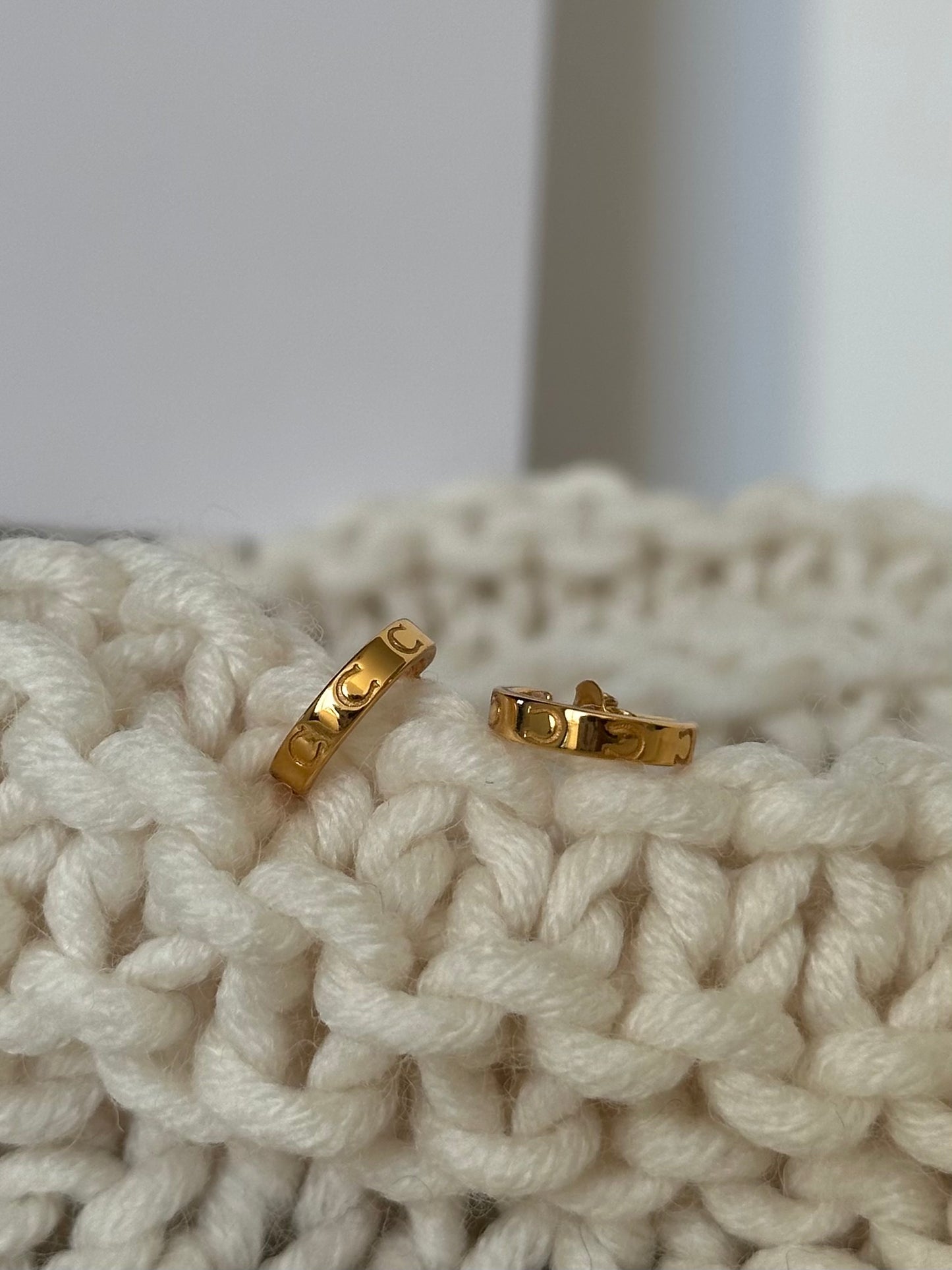 Mini horseshoe earrings