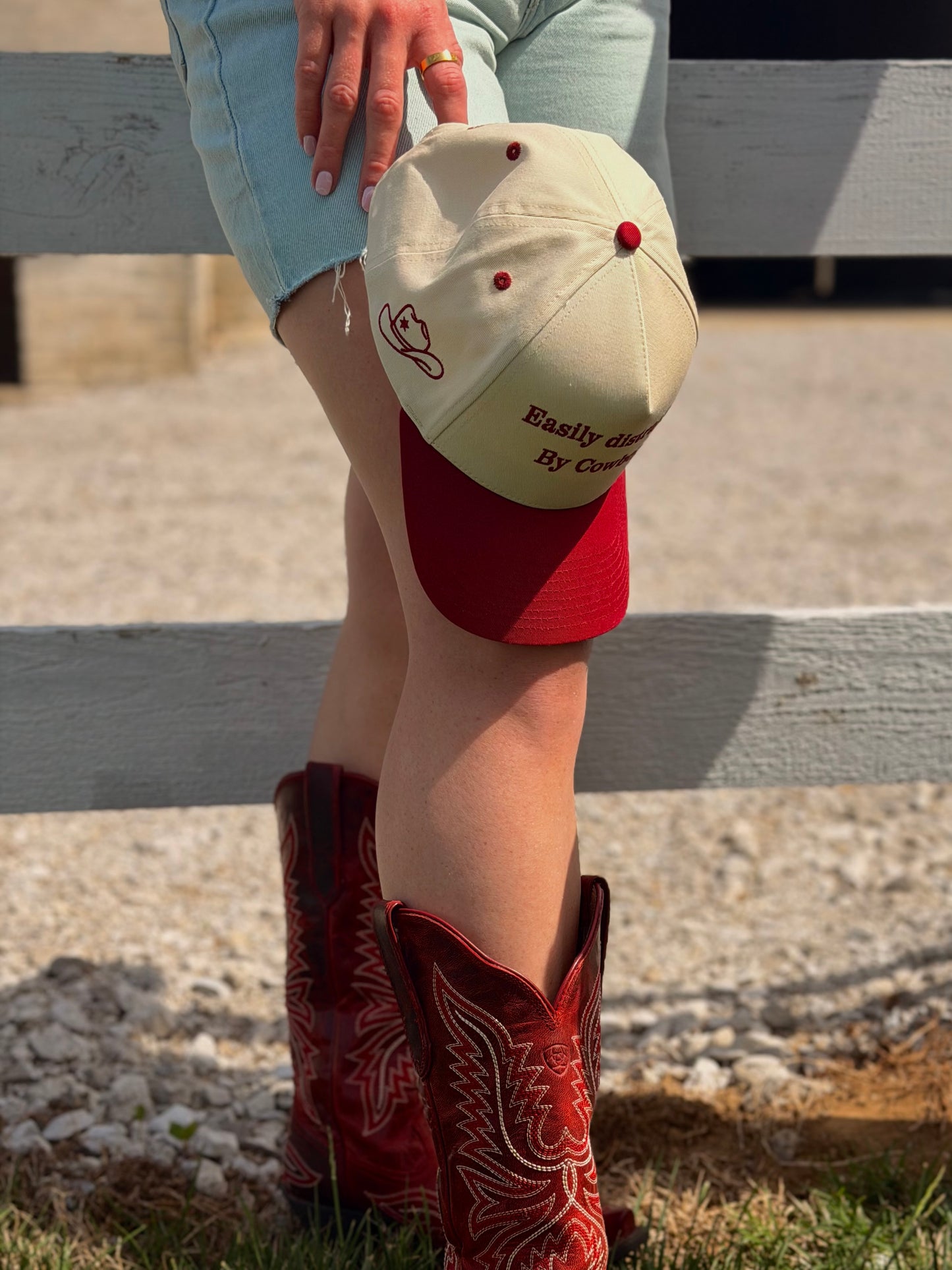 Easily distracted trucker hat